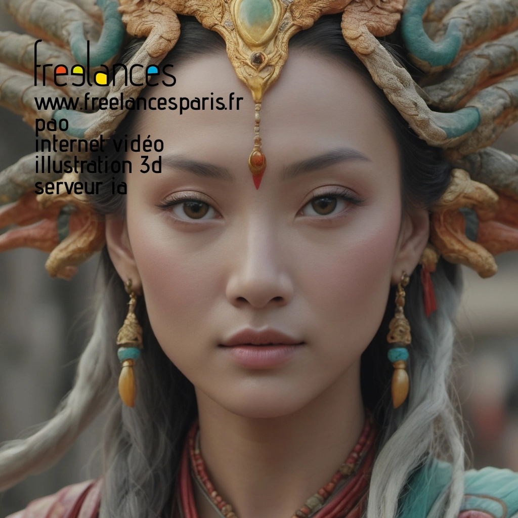 Pao mise en page internet vidéo illustration 3d serveur IA générative AI freelance paris studio de création magazines 8lien640